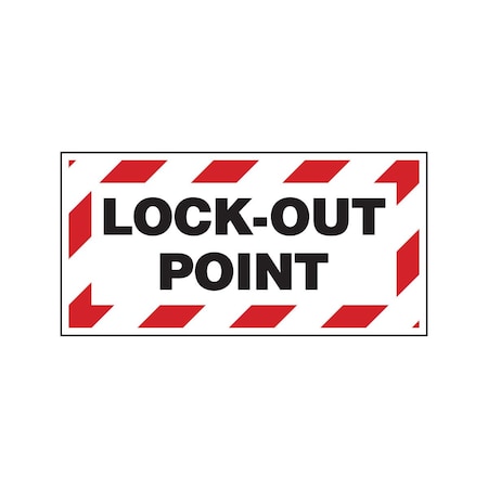 Brady Label, Polyester with Polyester Overlaminate, 3 in Width, 1.5 in Height, , 25 PK 151254